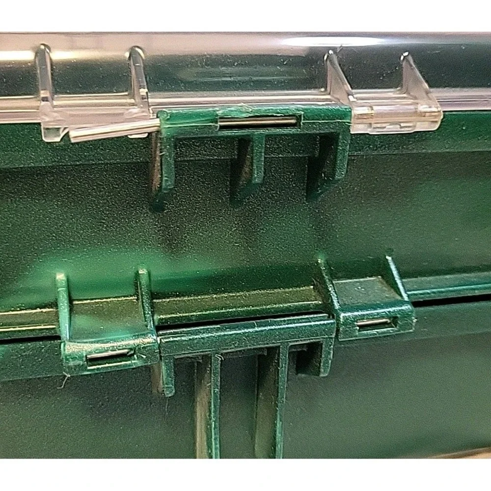 Plano 1155 Green Boatbox Transparent Lid Tackle Box Fishing Multi Compartment